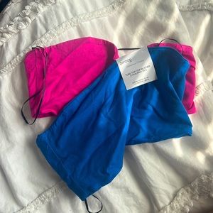 Pink and blue tube top pack